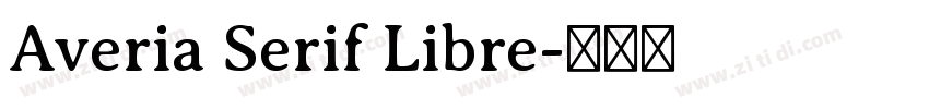 Averia Serif Libre字体转换